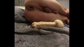 Sissy Toyed to Anal Orgasm in Intense Gay Amateur DP Scene