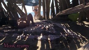 She Plays with Herself Until He Enters and Makes Her Cum