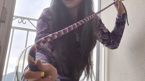 Morning Domination Routine POV at Balcony