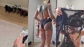 essayage de 4 lingeries hunkemoller dit moi quel est ta preferee ?