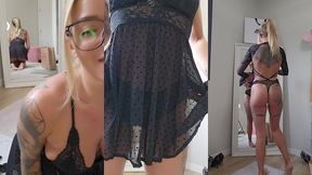 essayage de 4 lingeries hunkemoller dit moi quel est ta preferee ?