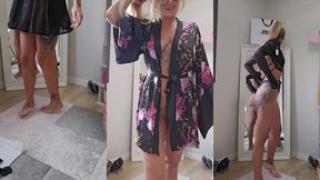 essayage de 4 lingeries hunkemoller dit moi quel est ta preferee ?