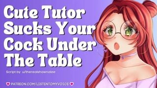 Cute Nerdy Girl Helps You Study With Her Mouth & Throat [College] [Blowjob ASMR] [Submissive Slut]