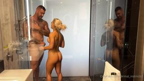 Fit Kitty gets fucked hard in the shower like a good little slut