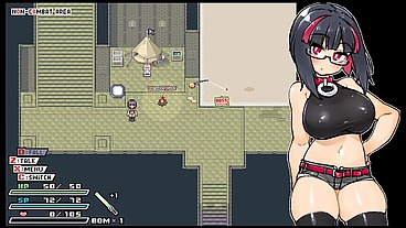 Rignetta's Adventure [ Monsters Hentai Game ] Ep.7 goth girl gangbang by ghosts !