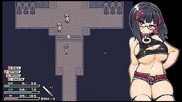 Rignetta's Adventure [ Monsters Hentai Game ] Ep.7 goth girl gangbang by ghosts !