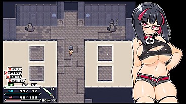 Rignetta's Adventure [ Monsters Hentai Game ] Ep.7 goth girl gangbang by ghosts !