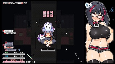 Rignetta's Adventure [ Monsters Hentai Game ] Ep.7 goth girl gangbang by ghosts !