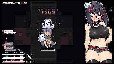 Rignetta's Adventure [ Monsters Hentai Game ] Ep.7 goth girl gangbang by ghosts !