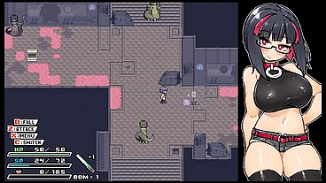 Rignetta's Adventure [ Monsters Hentai Game ] Ep.7 goth girl gangbang by ghosts !