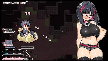 Rignetta's Adventure [ Monsters Hentai Game ] Ep.7 goth girl gangbang by ghosts !