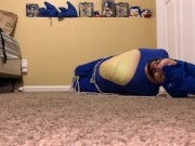 Sonic Cosplayer in Bondage