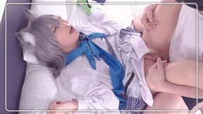 Blue Archive Shiroko Cosplayer get Fucked, Asian Hentai Shemale Cosplay 1