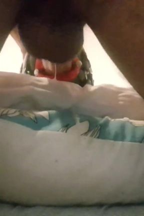 Laura throatfucked with a big lips gag has to swallow a huge load of cum