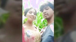 Indian Village couple outdoor sex