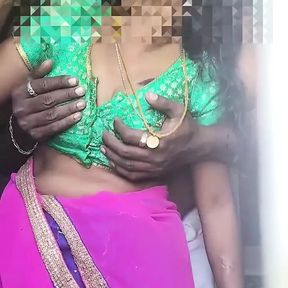 Tamil half saree cuddling in erotic