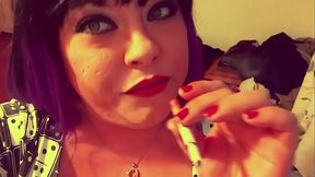 BBW British Domme Tina Snua Lights A Cigarette With Matches With Dangles, OMI'_s &amp_ Drifting