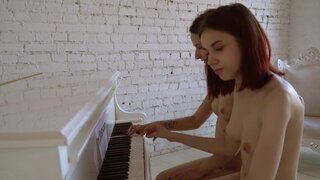 Lesbian girls enjoy music and hardcore fucking too