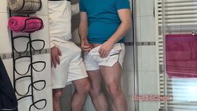 Gay piss fuck slams cum chokes golden shower