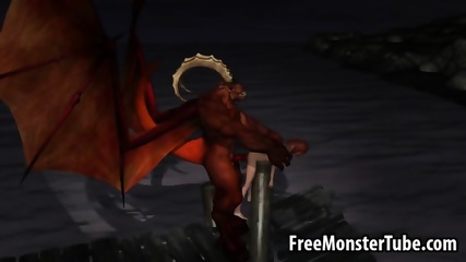 Hot 3d Cartoon Babe Gets Fucked Hard By A Winged Demon