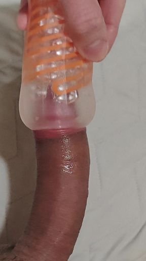 Cumming inside my tenga toy