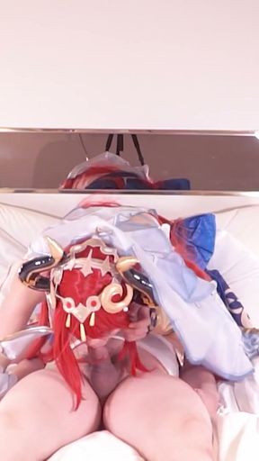Face Sitting Genshin Impact Nilou Cosplayer, Asian Hentai Cosplay 10   Clip 1