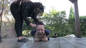 The Spain Files - Katarina Blade´s Lesson continues - Hogtied by JJ Plush - Full Clip HD wmv