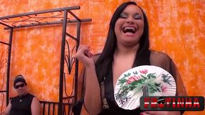 uma gueixa generica e muito vadia invade a turma - celine salles - frotinha porn star - -