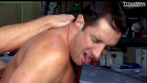 Muscle Daddies Fuck In the Garage