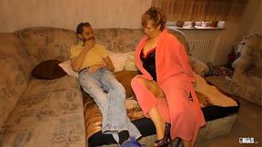 XXX OMAS - Amateur German BBW Evelin K  gets her granny pussy drilled hard