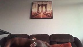 Sexy Jamaican girl sucks and fucks big black cock