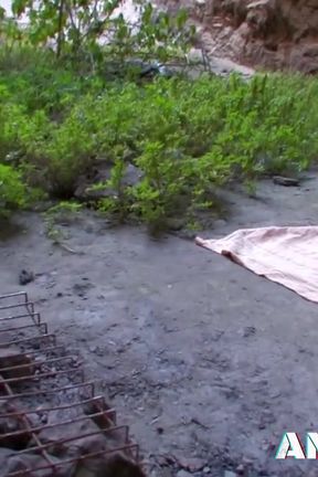 Alt slut Lolee Punk gets her ass destroyed in the nature