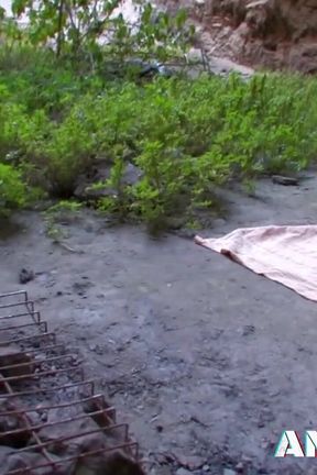 Alt slut Lolee Punk gets her ass destroyed in the nature