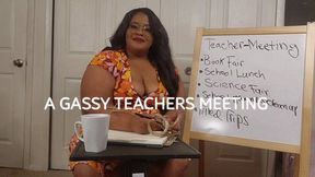 A GASSY TEACHER'S MEETING