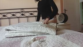 with my suppositories and enema