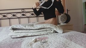 with my suppositories and enema