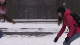 INFERNO IN THE SNOW Insatiable Snow Bunnies Unleash 3Way Frenzy!