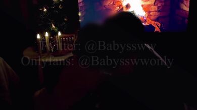 Thai teen couple get fucked in merry winter bliss