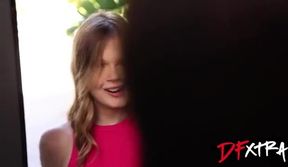 Steamy Encounter: Ebony Beauty's Secret Affair with a Sultry Blonde Nanny - Featuring Coco Lovelock & August Skye