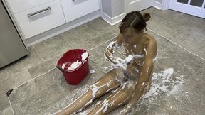 foam scraper wam (wet and messy)