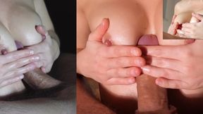 A fuck between my small tits, but I always manage to make him cum well :-)