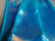 Slave encased in latex vacbed, part 2