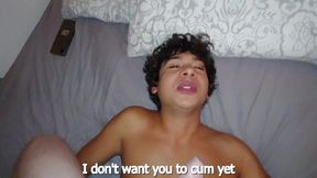 Straight European Student Leaves His Girlfriend to Spend the Night with Me