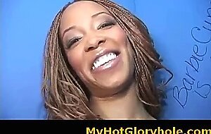 Black babe sucking cock - gloryhole initiations 10
