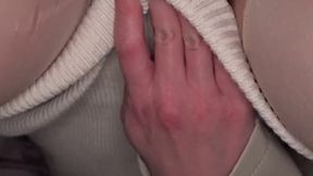 Harajuku Beauty's One-Piece Seduction - Stunning Curves, Stockings & Sneaky Train Moments