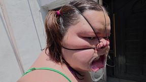 Humiliation and Anal Destruction for Me, in My Neighbor's Courtyard
