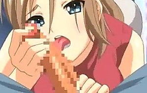 Hentai guy has a weird foot fetish