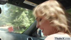 Handsome stranger picks and analed TS hitchhiker