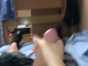 twink shoots a quick load for you