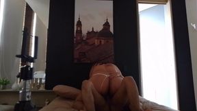 Would You Like to Leave My Ass Red While I Ride Your Cock, Honey?